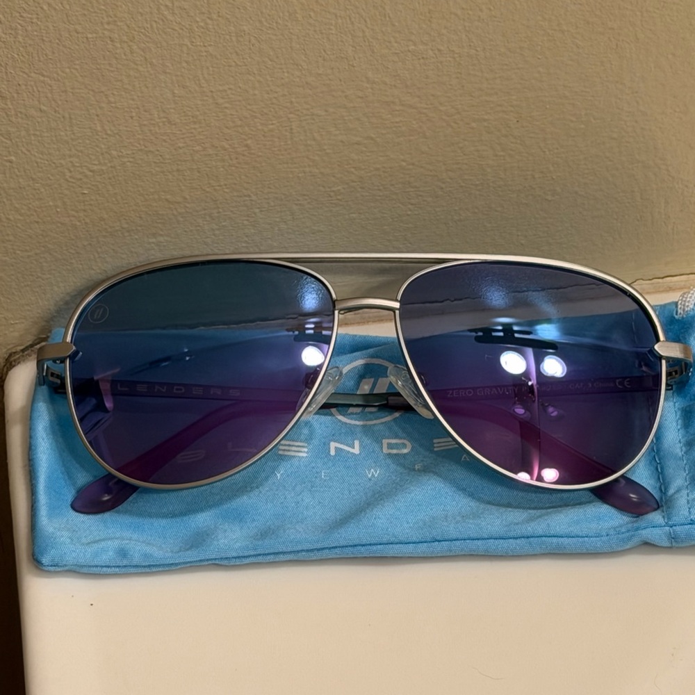Blenders shadow aviator zero gravity polarized sunglasses